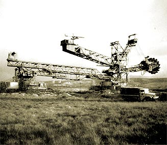 Rotopala en mina a cielo abierto en As Pontes (1976)